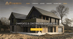Desktop Screenshot of cr-charpentes.com