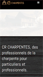 Mobile Screenshot of cr-charpentes.com