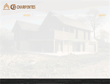 Tablet Screenshot of cr-charpentes.com